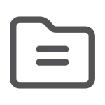 Folder List SVG Icon